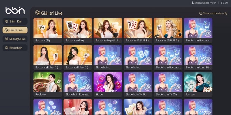 Sảnh bbin - Hệ thống casino online uy tín nhất hiện nay